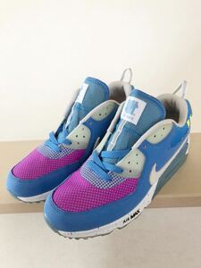 UNDEFEATED × AIR MAX 90 "PACIFIC BLUE" CQ2289-400 （パシフィックブルー/バストグレー/ビビッドパープル）