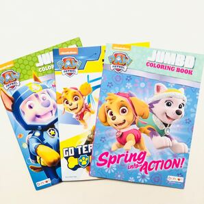 【各80ページ3種3冊】パウパトロール 塗り絵 カラーリングブック PAW PATROL coloring book クレヨン