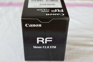 Canon RF16mm F2.8 STM■新品未開封未使用■EOS R5 R6 RP R3 R R10 R7にて使用可能