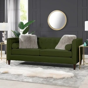 Современный антикварный стиль Дженнифер Тейлор зеленый Ripple диван Джек