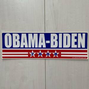 ★バンパーステッカー★ 2008 オバマ Obama Biden usdm jdm 北米 世田谷ベース ハワイ アメ車 トラック 空冷vw デカール