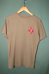 ★ ミリタリー Tシャツフェア ★ 沖縄米軍 THIRD BATTALION SECOND MARINES ODカラー 半袖 プリント Tシャツ 中古 トレーニング用など