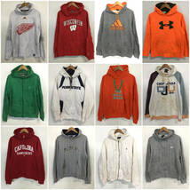 【T852】★1スタ売り切り★ アメリカ古着卸オススメHOODIE大量50kgベール目玉商品 NIKE adidas UNDERARMOUR Champion POLO TOMMY 仕入れ_画像2