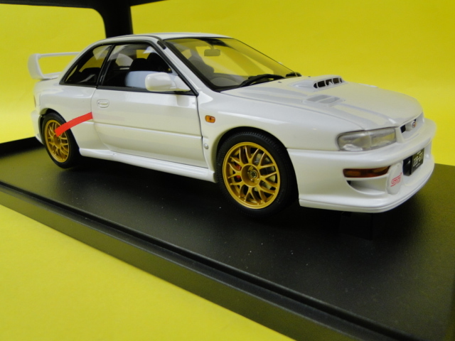 3個セット・送料無料 オートアート 1/18 スバル インプレッサ22B