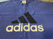 ★90s★made in USA★ヴィンテージ★adidas★アディダス★tシャツ★ブルー★サイズM★その他多数出品してます_画像3