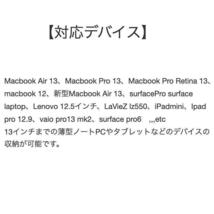 ノートパソコン ケース グリーン ipad MacBook 13 12 インチ 新品 緑 タブレット マウスパッド 13.3インチ Air 13 Pro surface Lenovo _画像5