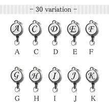 リール キーホルダー I アルファベット おしゃれ 人気 伸びる シルバー_画像4