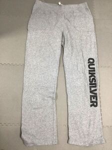 クイックシルバー QUIKSILVER シンプル スウエット パンツ ボトムス グレー 灰色 XL