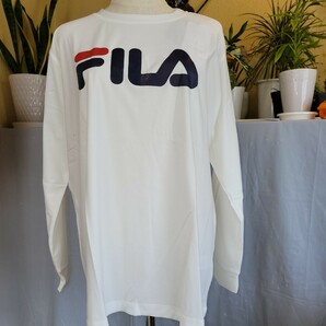 FILA 長袖Ｔシャツ LLサイズ ホワイト