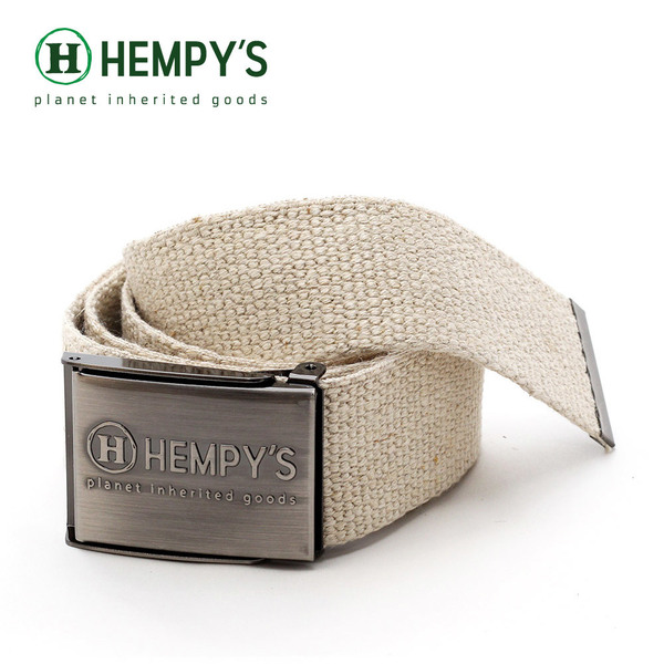 ベルト 麻 ヘンプ ヘンピーズ 3.7cm幅 Hemp Scout Belt 1.5 ラスト ベージュ系 SB-NAT サイズカット可能 USA生産 USAブランド