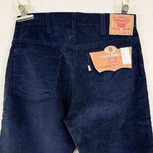 希少 《Dead Stock / Navy Corduroy / W34 L30》 80s デッド 【 Levis 517 ビンテージ ネイビー コーデュロイ フレア パンツ アメリカ製 】