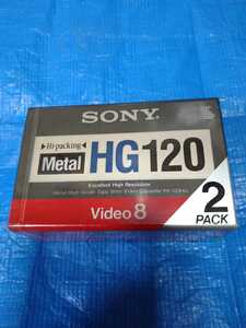  Sony video 8 video8 metal tape 2 piece. set new goods 8mm video 