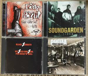 CD '送料無料' 4枚セット ブラックサバス Pantera Limp Bizkit Soundgarden