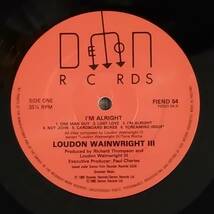 LOUDON WAINWRIGHT III / I'M ALRIGHT_画像4