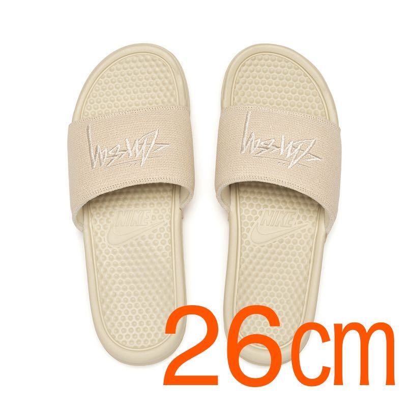 STUSSY NIKE BENASSI SLIDE STONE 27 新品即決 国内正規品 ナイキ