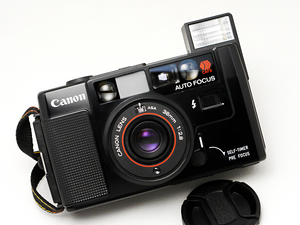 けっこうキレイ【快調】Canon Autoboy AF35M 38mm F2.8 キャノン オートボーイ 銀塩 フィルム コンパクトカメラ 初代