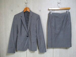 e88　UNTITLED ON CLOSET　アンタイトル　スカートスーツ　グレー系　71-8