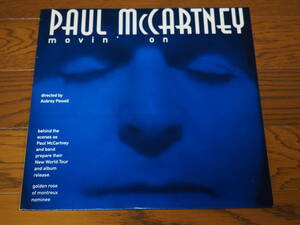 LD♪ポール・マッカートニー PAUL McCARTNEY　MOVIG' ON♪輸入盤