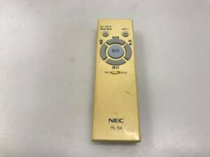 NEC　照明リモコン　RL54　蓋無　中古品9789