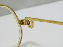 ●1円スタート CARTIER カルティエ トリニティ 眼鏡 ゴールドフレーム 度入り メガネ アイウェア 58□18 135●_画像6