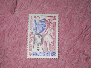 フランス切手　リヨン地方の人形劇　１９８２年発行　未使用