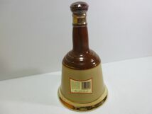 ◆古酒 未開栓 BELLS ベルズ Blended Scotch Whisky スコッチウイスキー ベル型 陶器ボトル 【750ml 43%】 現状渡し_画像4