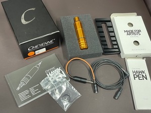 Cheyenne HAWK PEN ゴールド おまけ付き シャイアン ホークペン Tattoo machine 刺青 タトゥー