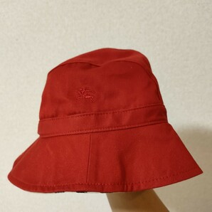 BURBERRY バーバリー キッズサイズ　子供用　帽子　52㎝　赤レッド　チェック