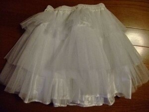  knees height three step pannier XXL white 3L* gothic Gothic and Lolita wedding 