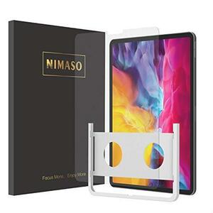 送料無料 【ガイド枠付き】 【アンチグレア】 Nimaso iPad Pro 11 ガラスフィルム （2020/2018）用 液晶保護 フィルム サラサラな手触り