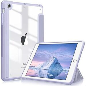 ★注目★ Fintie iPad Mini 3 / 2 / 1 ケース 透明バックカバー 三つ折スタンド スリープ機能 軽量 薄型 傷つけ防止 PU合成レザー TPU