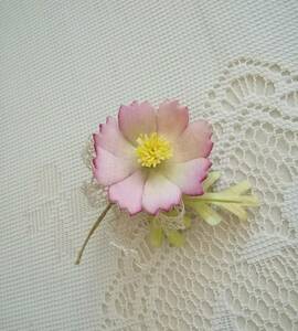  dyeing cloth flower * one wheel. autumn Sakura corsage 