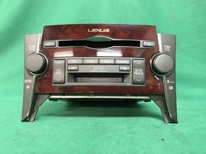 MU243 used Lexus LEXUS USF40 LS460 original PIONEER DVD changer 86120-50E90 audio deck wood grain wood operation guarantee 