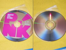 x品名x ★CD # 280★PINK ピンク Greatest Hits So Far 限定版 初回盤? 2枚組タイプ CD+DVDセット品♪ 記録盤面は綺麗?か良い方な感じかも?_画像4