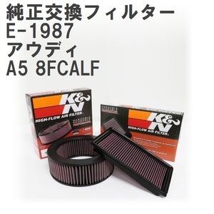 【GruppeM】 K&N 純正交換フィルター 8K0 133 843 アウディ A5 8FCALF 09-17 [E-1987]