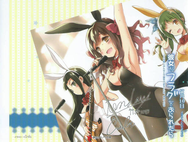 ◆ 彼女がフラグをおられたら 5巻 ゲーマーズ 特典 カバー CUTEG ◆