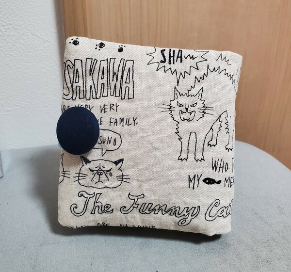 猫柄サニタリーケースナプキン入れハンドメイド