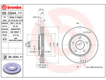 ブレンボ ディスクローター リーフ ZE0 AZE0 フロント 2枚セット 10/12～13/12 brembo 送料無料_画像2