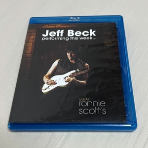 中古　北米版　Blu-ray　Jeff Beck　Performing This Week... Live At Ronnie Scott's
