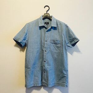 A.P.C （アーペーセー）オープンカラー半袖シャツ　ヴィンテージ