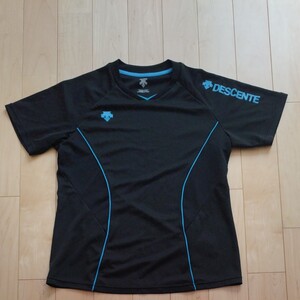 DESCENTE Tシャツ レディースXL ブラック
