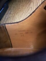 J.M. WESTON （JMウェストン） 300 Classic Cap Toe Size:6Eストレートチップ ビジネスシューズ ダークブラウン _画像6