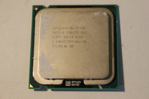 中古 インテル Core2 Duo プロセッサー E7400 3 MB L2 Cache 2.80 GHz 2コア SLB9Y LGA775