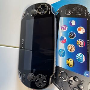 PSVita 本体 クリスタルブラック Wi-Fi PCH-1100 AB01 美品 キズ少ない