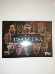 K.Garnett/V.Carter/J.Kidd/R.Allen./T.Duncan etc... 2000-01 Topps Men's Team USA Gold