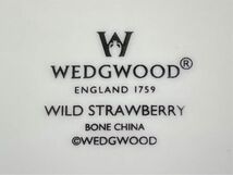 V301-K22-4593 Wedgwood ウェッジウッド Wildstrawberry ワイルドストロベリー 花瓶 壺 高さ/約23cm 口径/約8cm③_画像7