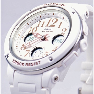 * on beautiful goods * CASIO BABY-G 10 atmospheric pressure waterproof * Impact-proof structure * big face specification G-White Sirius analogue & digital wristwatch -22