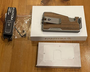 ファントムウォレットR ウォールナット Fantom Wallet R wallnut マネークリップ キャッシュホルダー