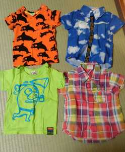  short sleeves T-shirt short pants shorts 6 pieces set 80 size Kids two or more successful bids including in a package possible 