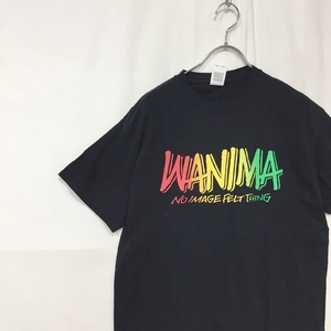 バンドＴ★Wanima/ワニマ 半袖Tシャツ ライブTシャツ 綿100％ ブラック 黒 サイズM メンズ